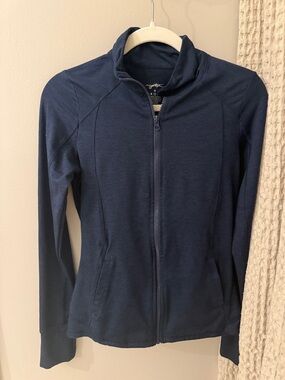 By Gottex Black Zip Up Athletic Jacket Womens Medium Stretch Activewear